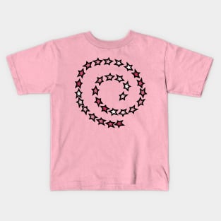 Viva Magenta Star Spiral Kids T-Shirt